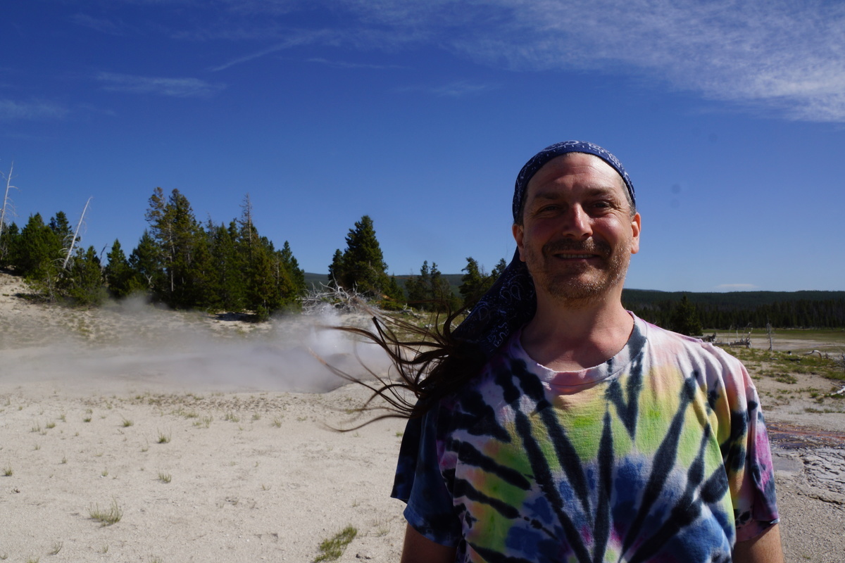 Eric and Twig Geyser