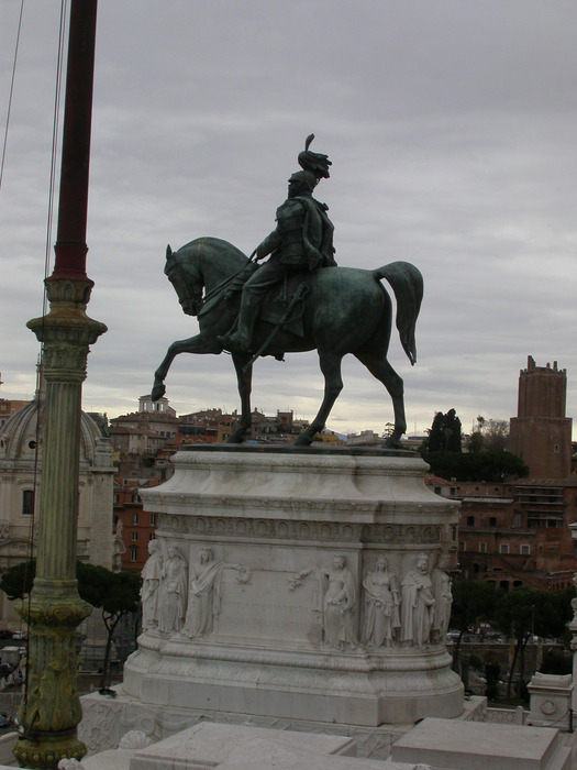 Victor Emmnuel II Monument Vittoriano Rome Italy central statue