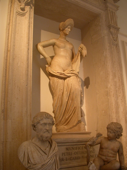 Palazzo Nuovo, nude woman
