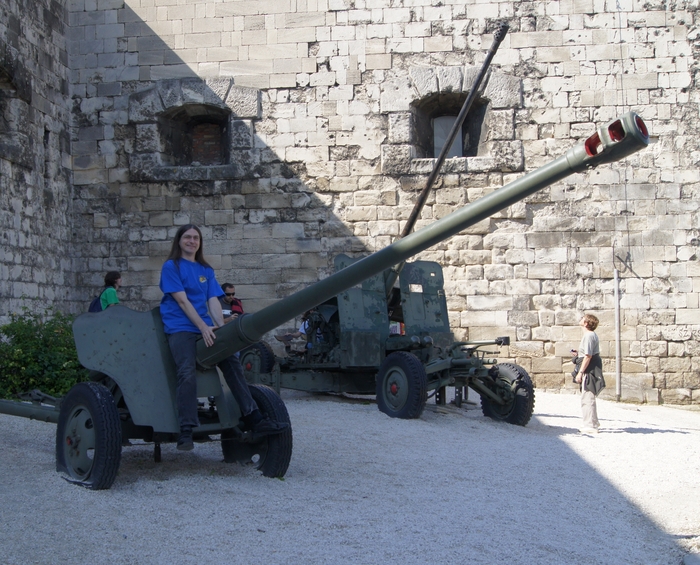 Eric with artillery