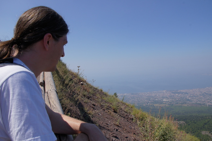 Eric on Vesuvius