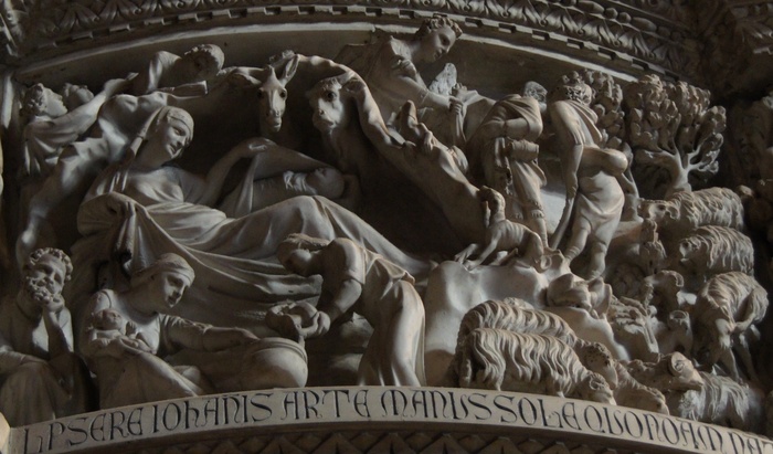 scene from the pulpit
