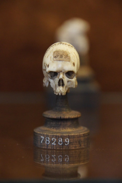 carved skull