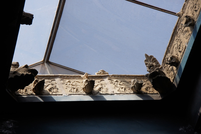 skylight in the House of the Wooden Partition