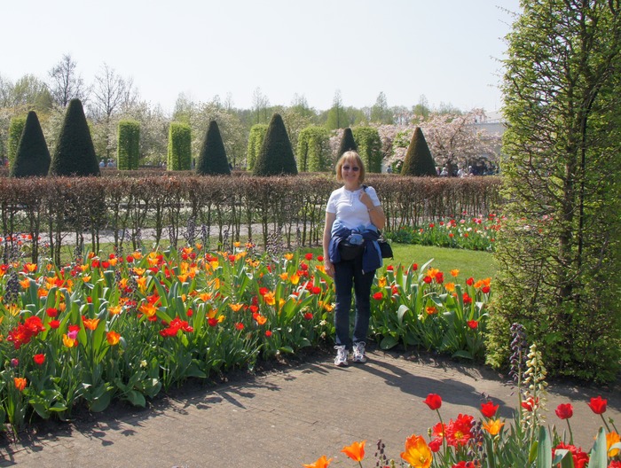 mom in the garden