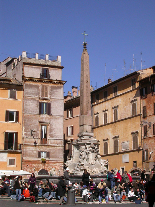 Pantheon obelisk Piazza della Rotonda Ramses II