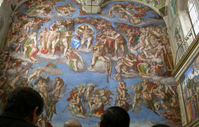 Vatican, Michaelangelo, Sistine chapel, The Last Judgement
