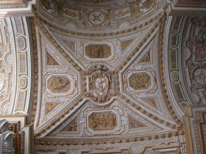 Vatican, celing Saint Peter's basilica