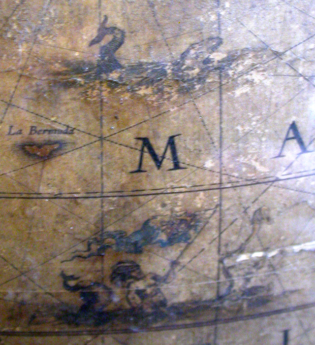 Vatican, terrestial globe, here be dragons